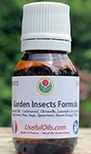 The Garden Insects Formula: anti insects, caterpillars, bugs, slugs, snails, larvae, essential oils for the garden.