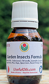 The Garden Insects Formula The Garden Insects Formula: anti insects, caterpillars, bugs, slugs, snails, larvae, essential oils for the garden.