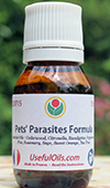 The Pets Parasites Formula: anti fleas and ticks essential oils for dogs cats and other pets.