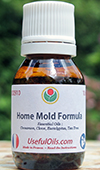 The Home Mold Formula The Home Mold Formula: anti mold essential oils to treat bathrooms, showers, basements, closets.